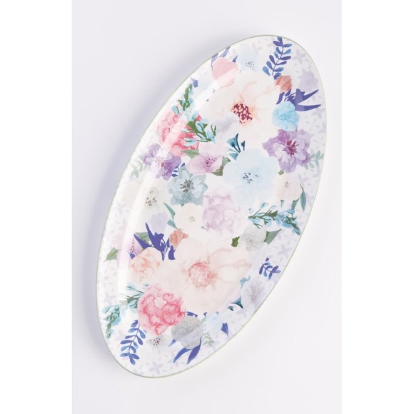 NWT ANTHROPOLOGIE Jioletta Floral Serving Platter - Picture 2 of 4